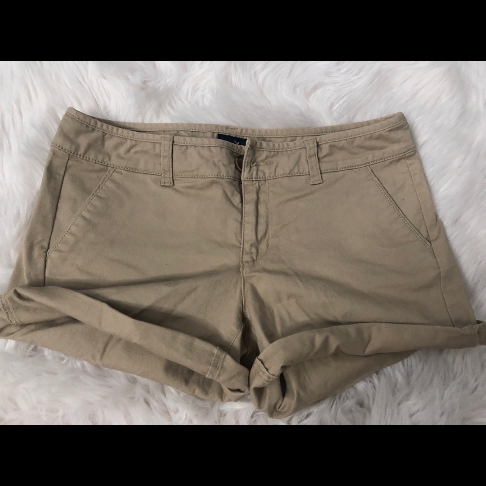 American Eagle Midi Stretch Shorts